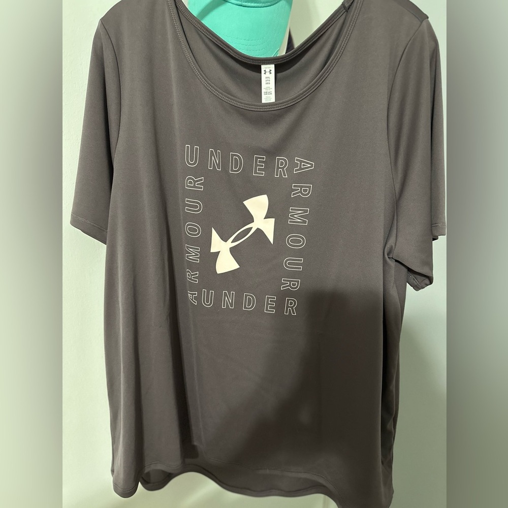 Under Armour Gray Short Sleeve Performance Tee